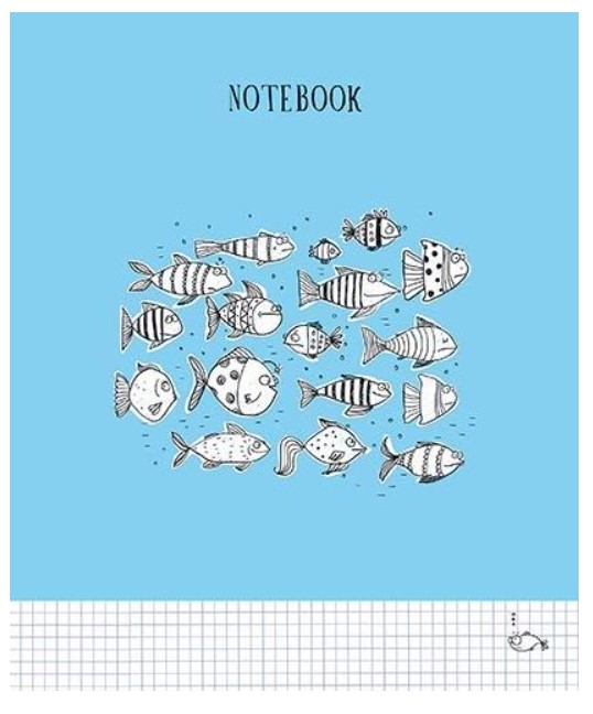 Тетрадь общая в клетку ПЗБМ Крылья лапы хвост 027958, 48 л., 1 шт.