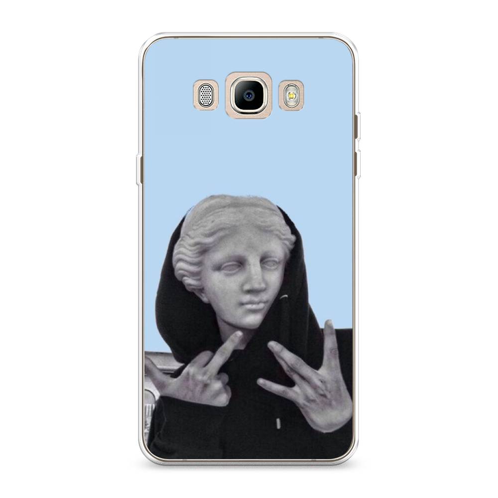 

Чехол Awog на Samsung Galaxy J7 2016 / Самсунг J7 2016 "SWAG статуя", Голубой, 23050-9