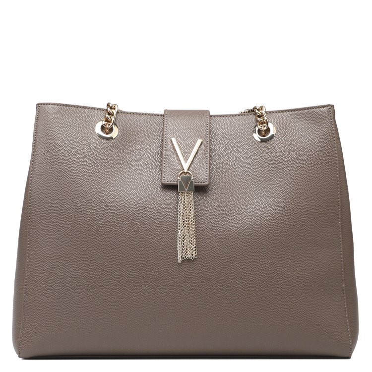 

Сумка женская Valentino VBS1R405G серо-коричневая, Коричневый, VBS1R405G