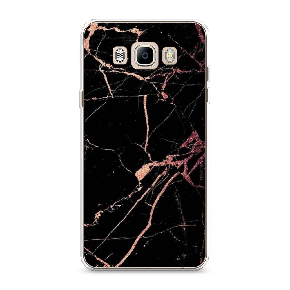 фото Чехол awog "мрамор розовое золото" для samsung galaxy j7 2016