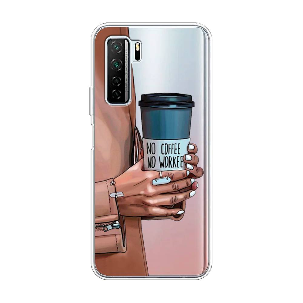 

Чехол Awog на Huawei Nova 7 SE "No coffee", Коричневый;серый, 6102950-7