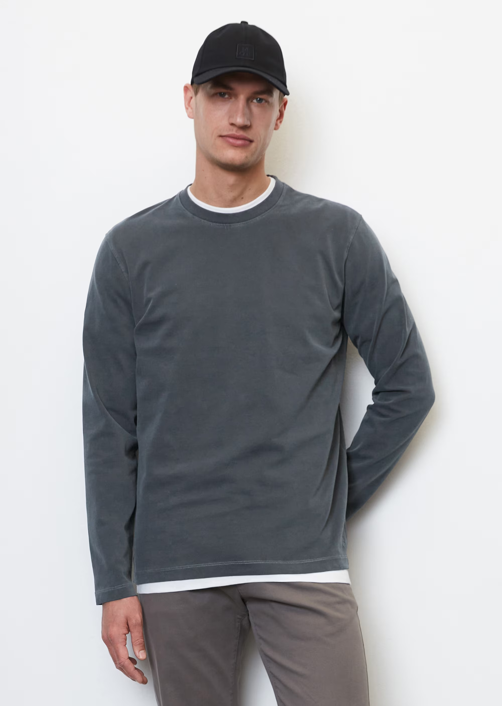 

Лонгслив мужской Marc O’Polo B21223652006 синий 3XL, B21223652006