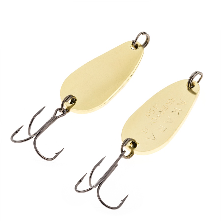 

Блесна колебалка Akara Lite Series River Fox 25 2,5 гр. AB41, Золотистый, Lite Series River Fox