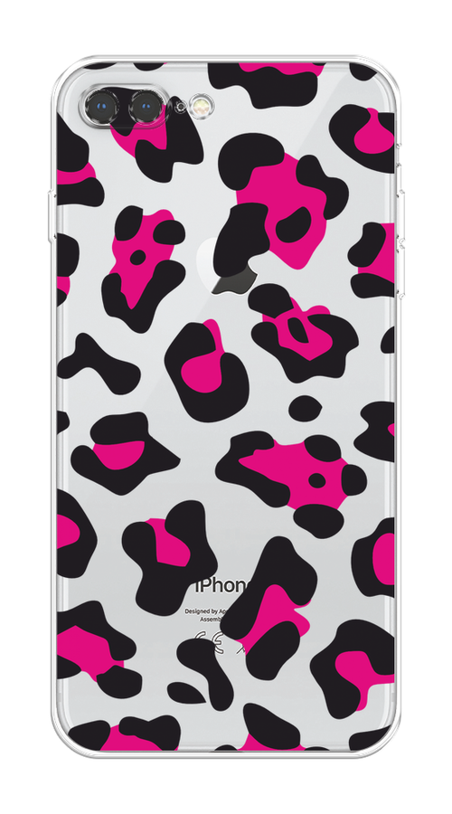 

Чехол на Apple iPhone 7 Plus/8 Plus "Pink cow spots", Черный;розовый, 10950-1