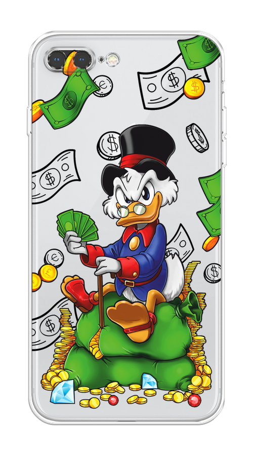 

Чехол на Apple iPhone 7 Plus/8 Plus "Scrooge Richness", Черный;синий;зеленый, 10950-1