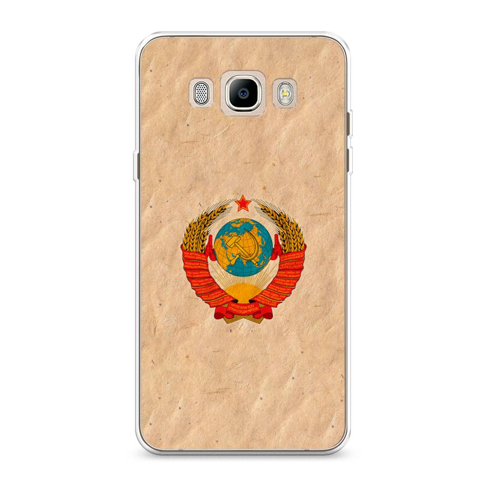 

Чехол Awog на Samsung Galaxy J7 2016 / Самсунг J7 2016 "Союз пролетариев", Бежевый;красный, 23050-10