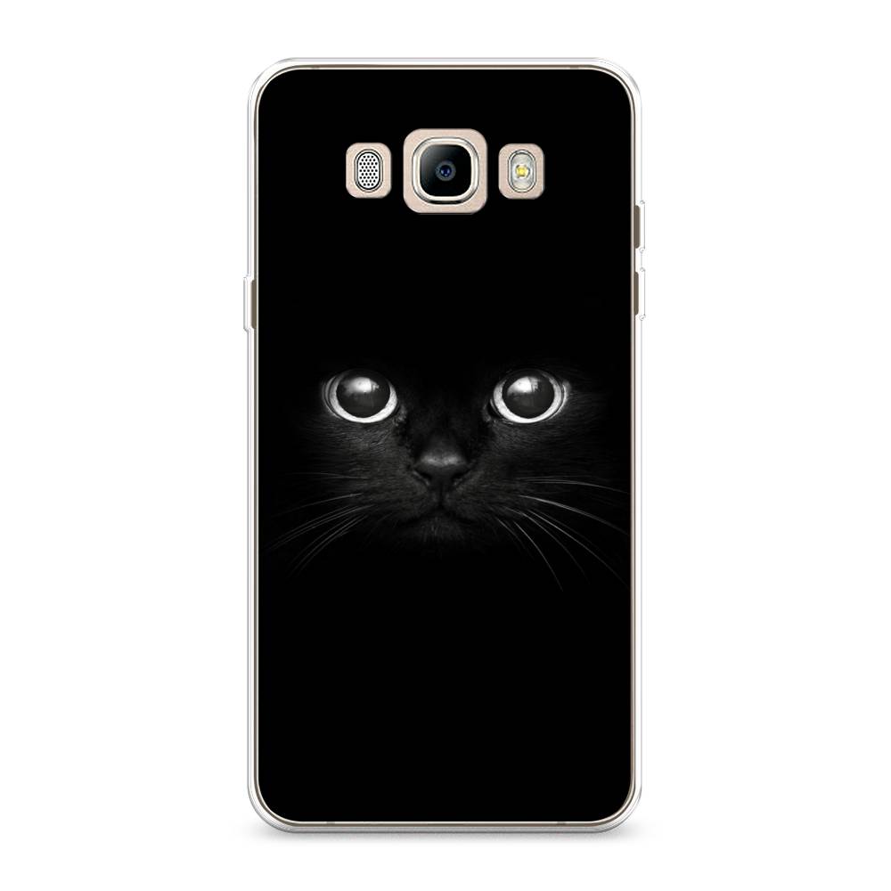 

Чехол Awog на Samsung Galaxy J7 2016 / Самсунг J7 2016 "Взгляд черной кошки", Черный, 23050-1