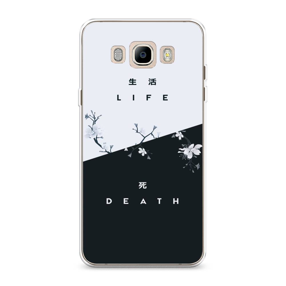 

Чехол Awog на Samsung Galaxy J7 2016 / Самсунг J7 2016 "Life and death", Черный;серый, 23050-7