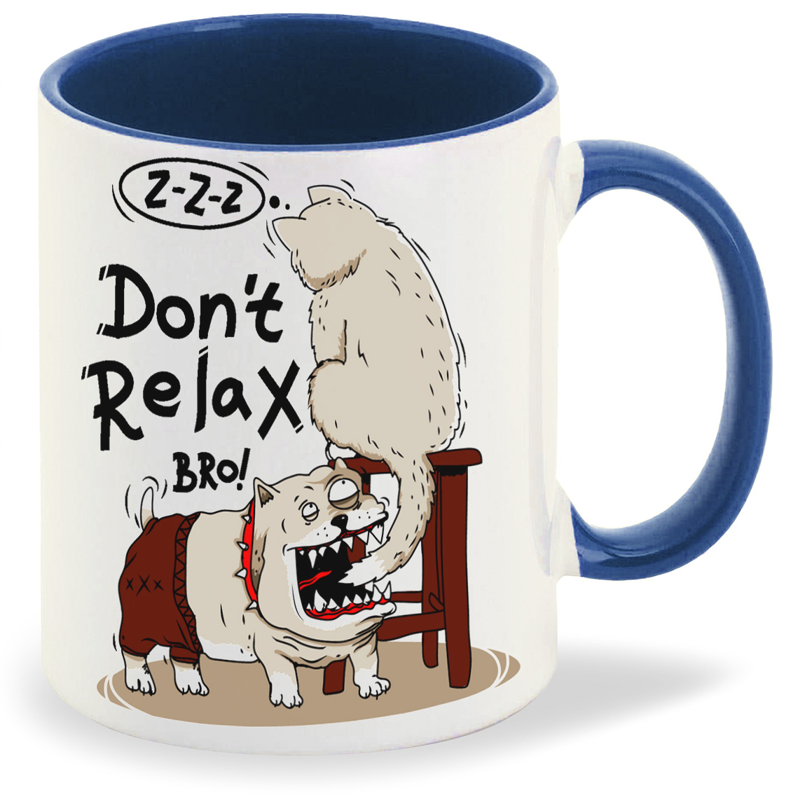 

Кружка CoolPodarok Прикол Собака dont relax, Прикол Собака dont relax