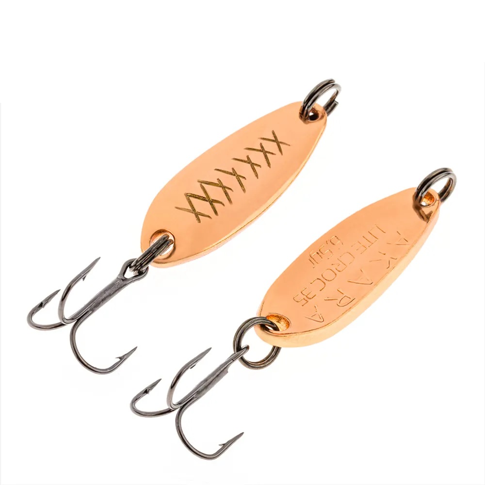 

Блесна колебалка Akara Lite Series Lite Croc 35 6,5 гр. AB44, Медный, Lite Series Lite Croc
