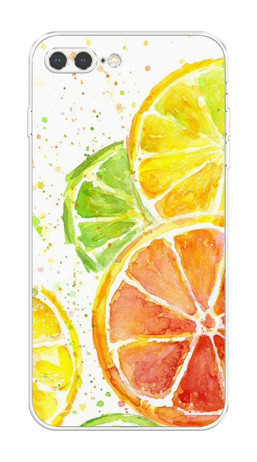 

Чехол на Apple iPhone 7 Plus/8 Plus "Цитрусовые", Белый;желтый;красный;зеленый, 10950-1