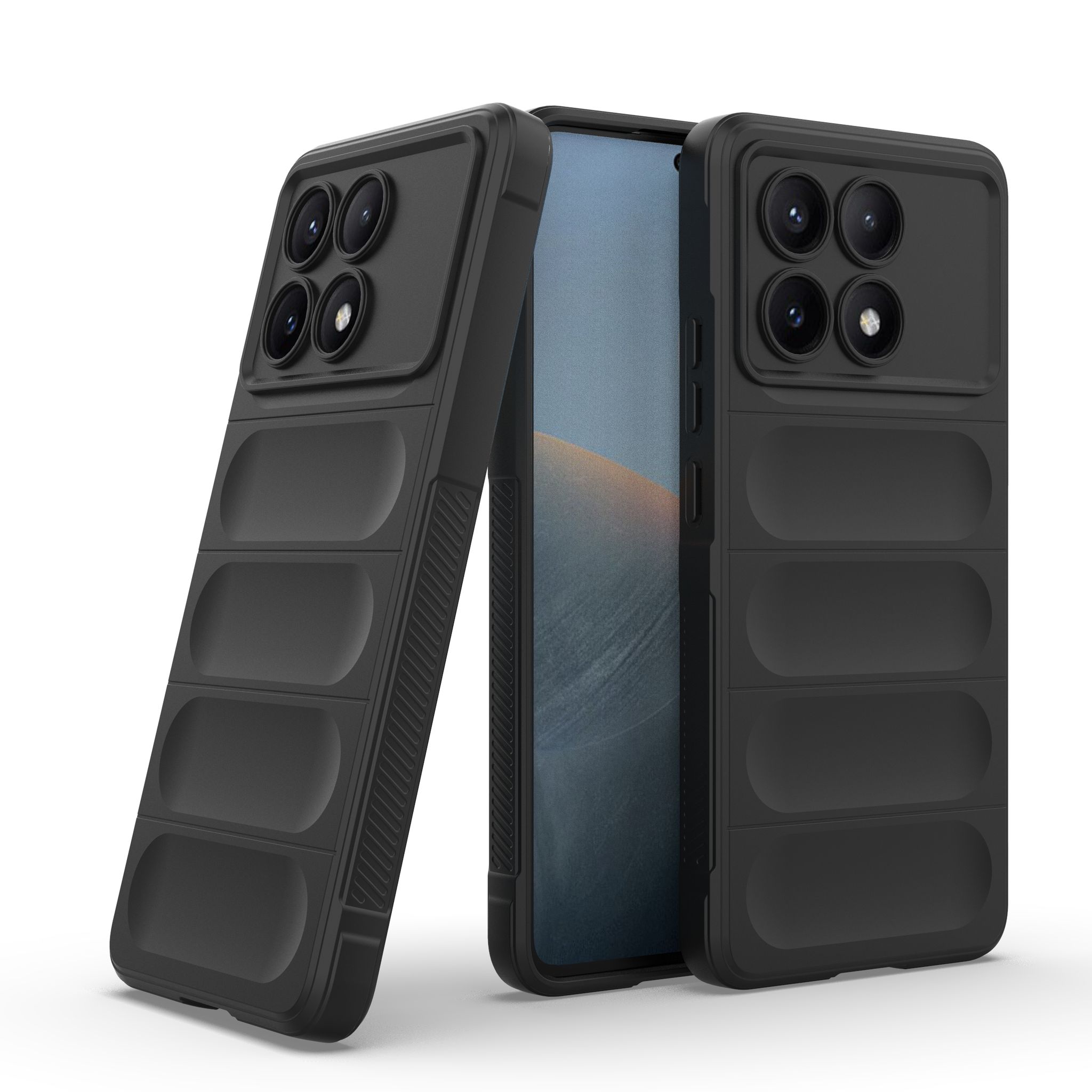 

Противоударный чехол Flexible Case для Poco X6 Pro 5G ,черный, FLEXXPX6PRO
