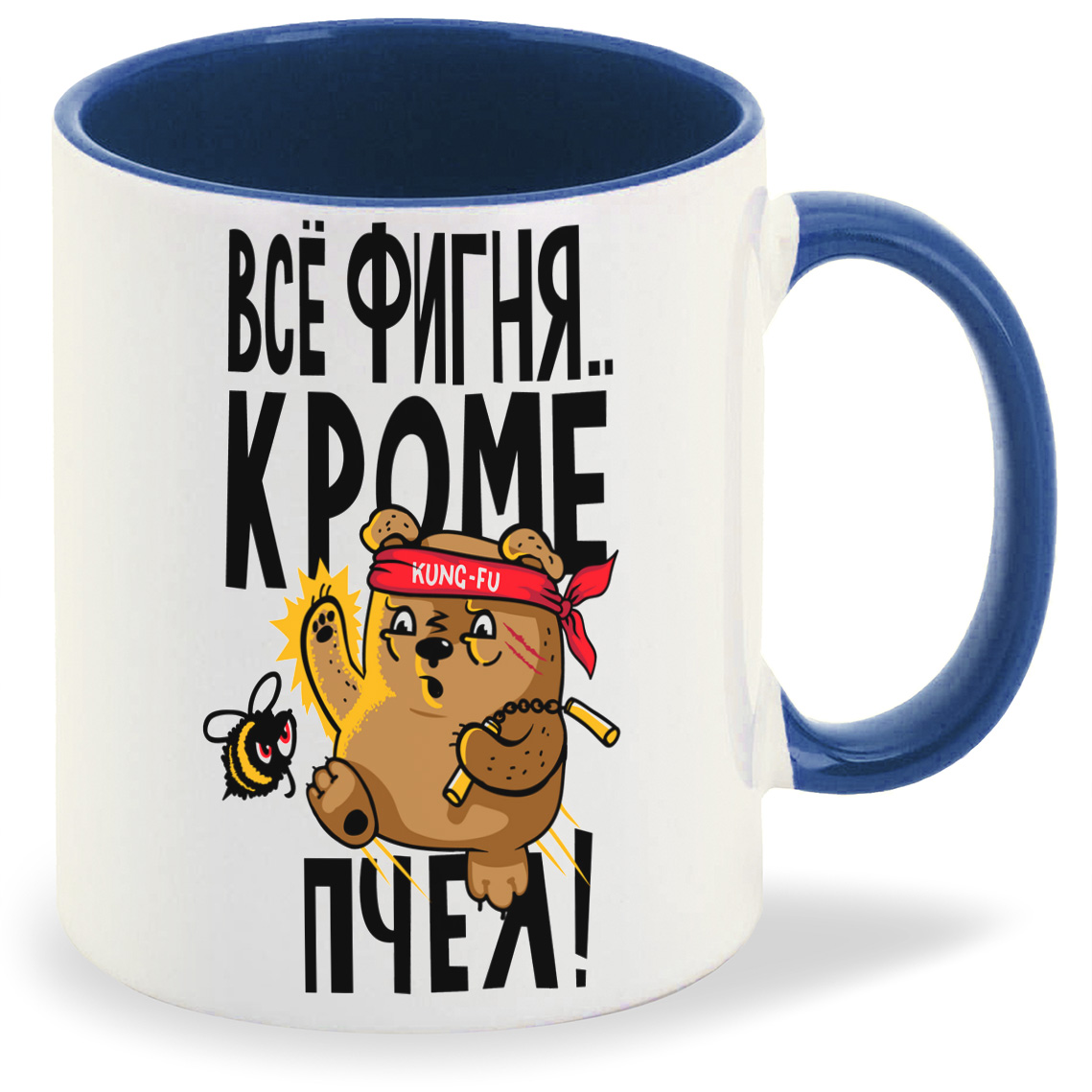 

Кружка CoolPodarok Прикол Все фигня кроме пчел, Прикол Все фигня кроме пчел