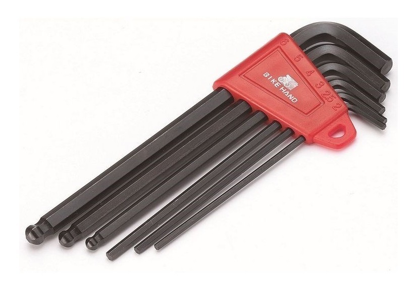 

Набор шестигранных ключей BIKE HAND YC-613 в клипсе, 6 размеров: 2/2.5/3/4/5/6mm, Черный