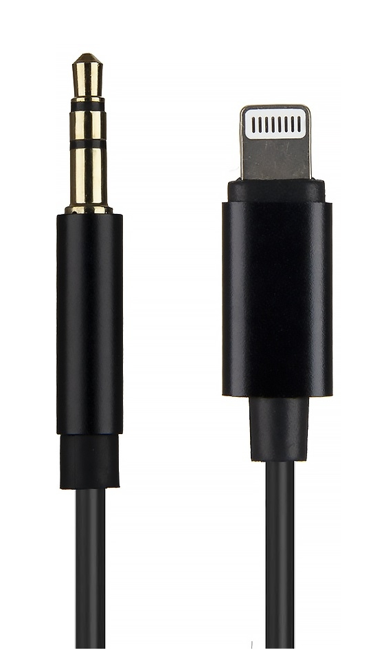 

Переходник Lightning на 3.5mm jack black