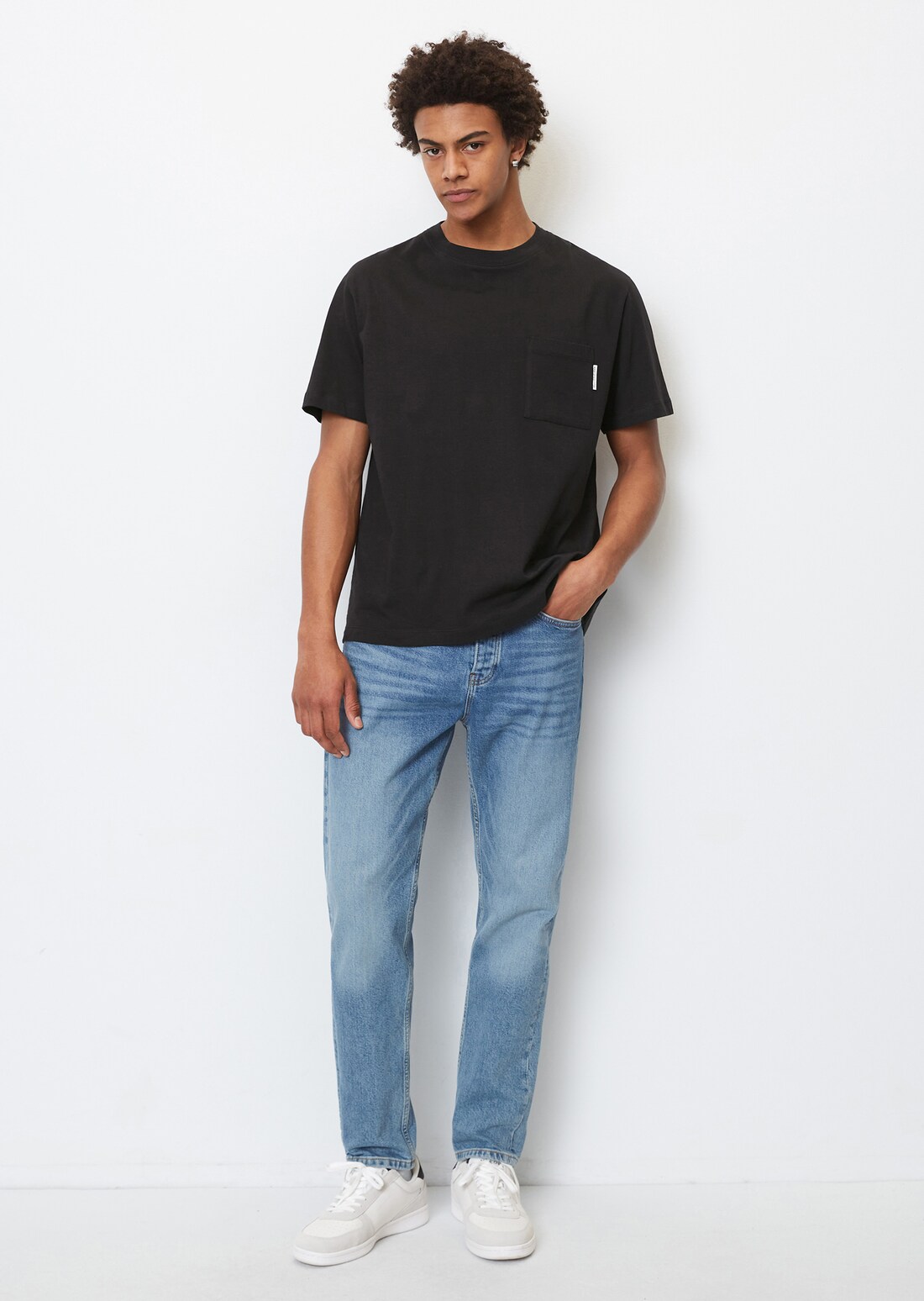 

Футболка мужская Marc O’Polo Denim B61215451632 черная L, Черный, B61215451632