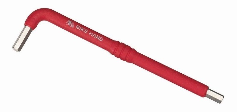 

Ключ Г-образный шестигранный 8мм Bike Hand YC-812L, Красный;серебристый