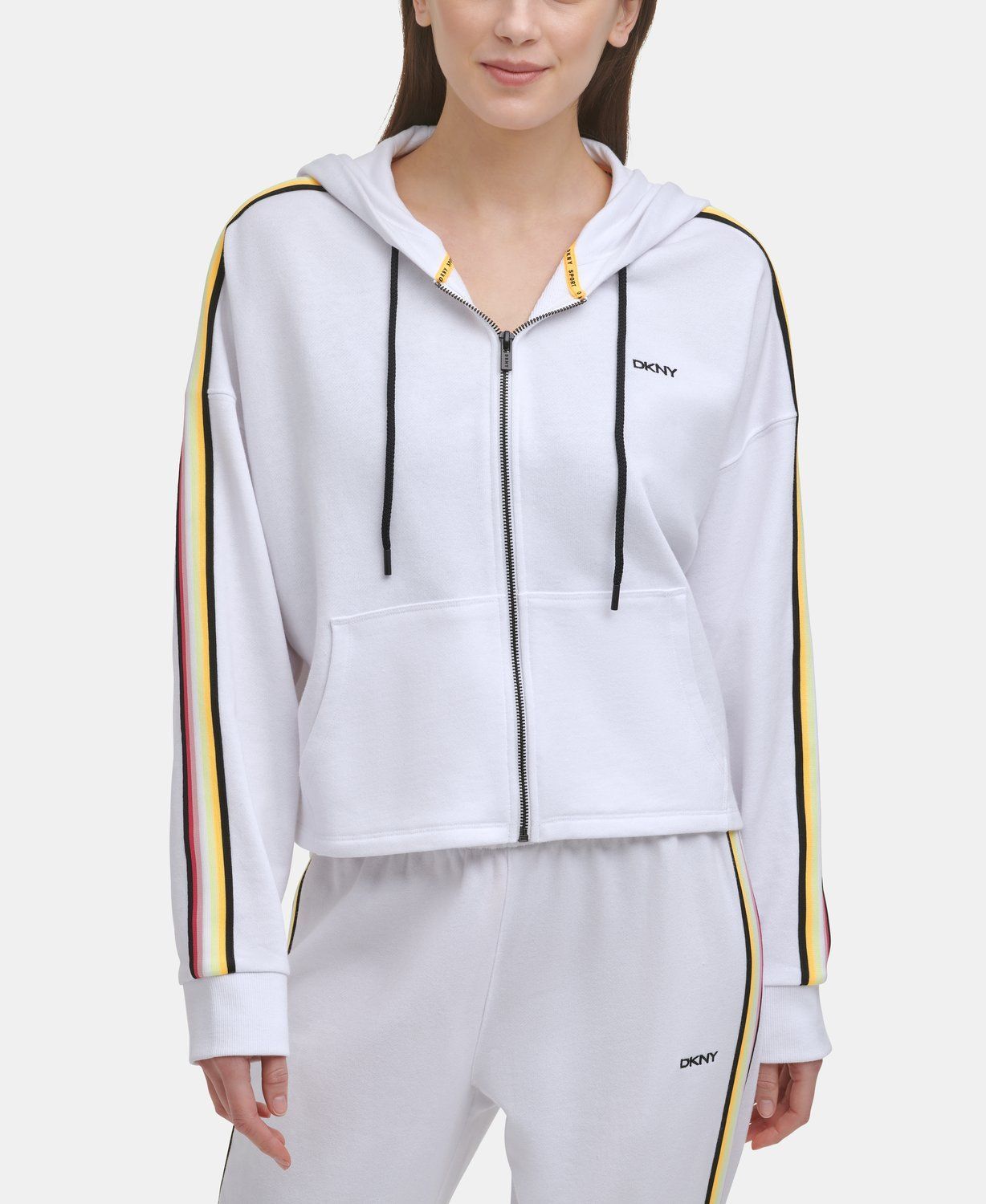 

Толстовка женская DKNY DP1J9005 белая M, DP1J9005