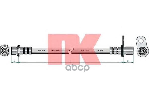 

Шланг тормозной Nk 8545169