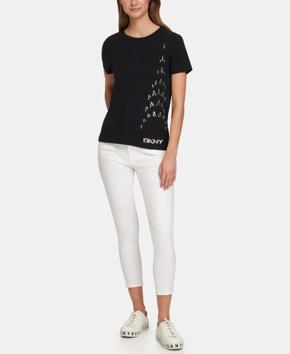 

Футболка женская DKNY P02BSCNA черная XS, P02BSCNA