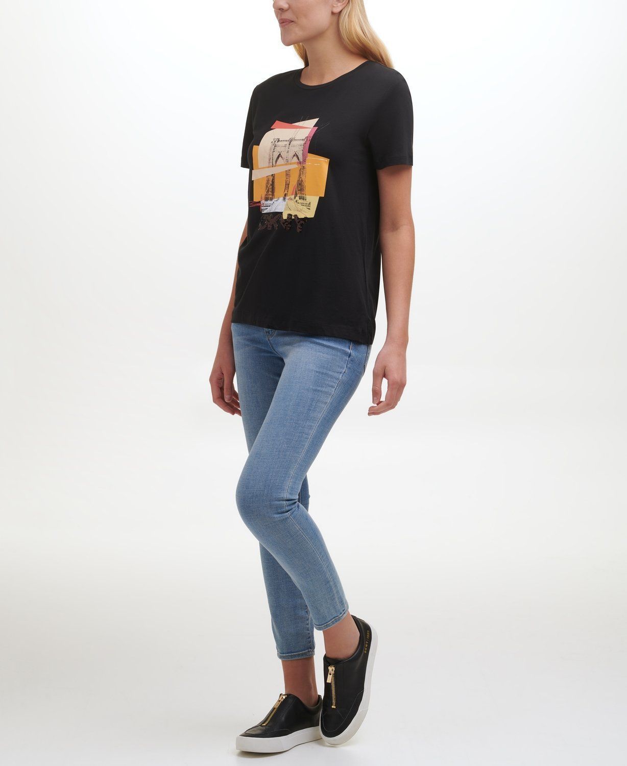 

Футболка женская DKNY P0EBOCNA черная S, P0EBOCNA