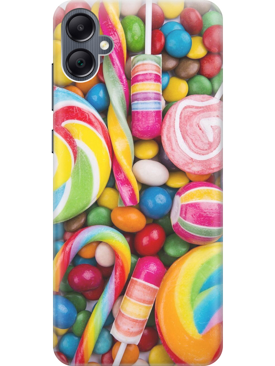 

Силиконовый чехол на Samsung Galaxy A05 "Сладости", Желтый;розовый, 20001452
