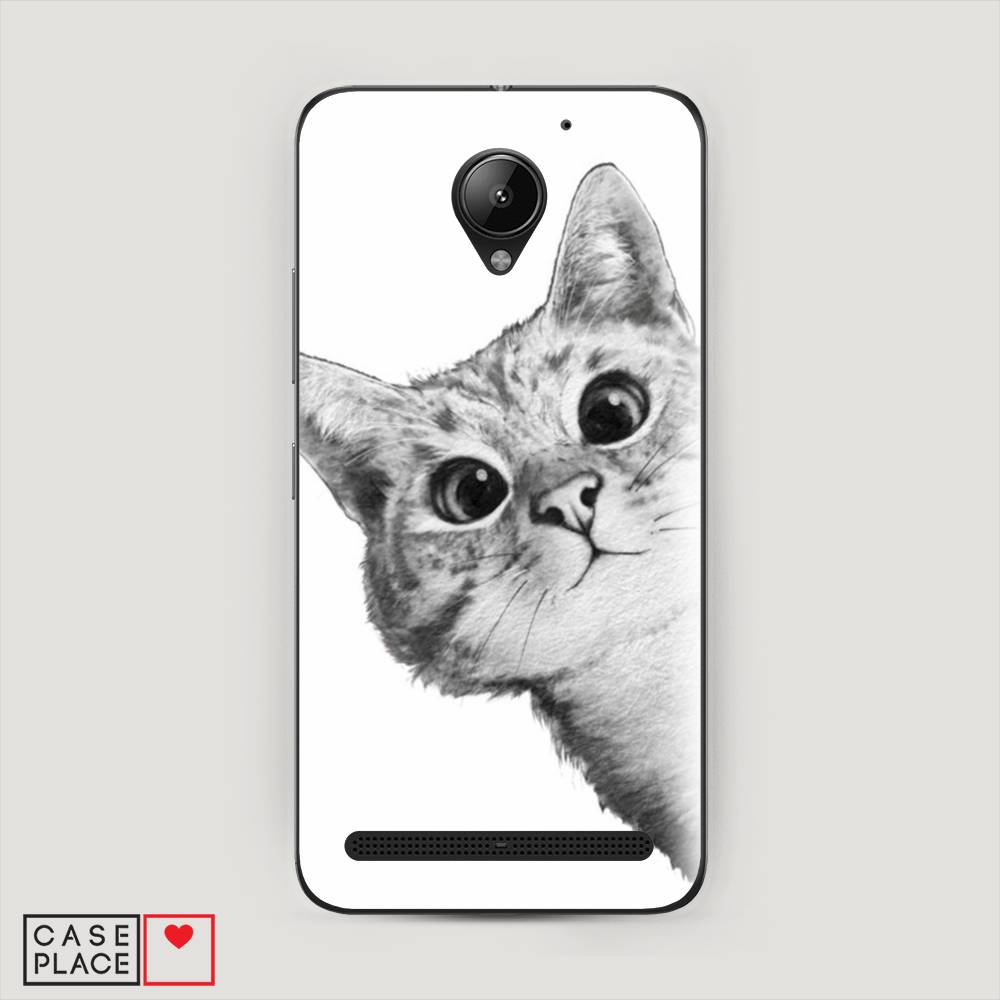 

Чехол Awog "Кот рисунок черно-белый" для Lenovo Vibe C2
