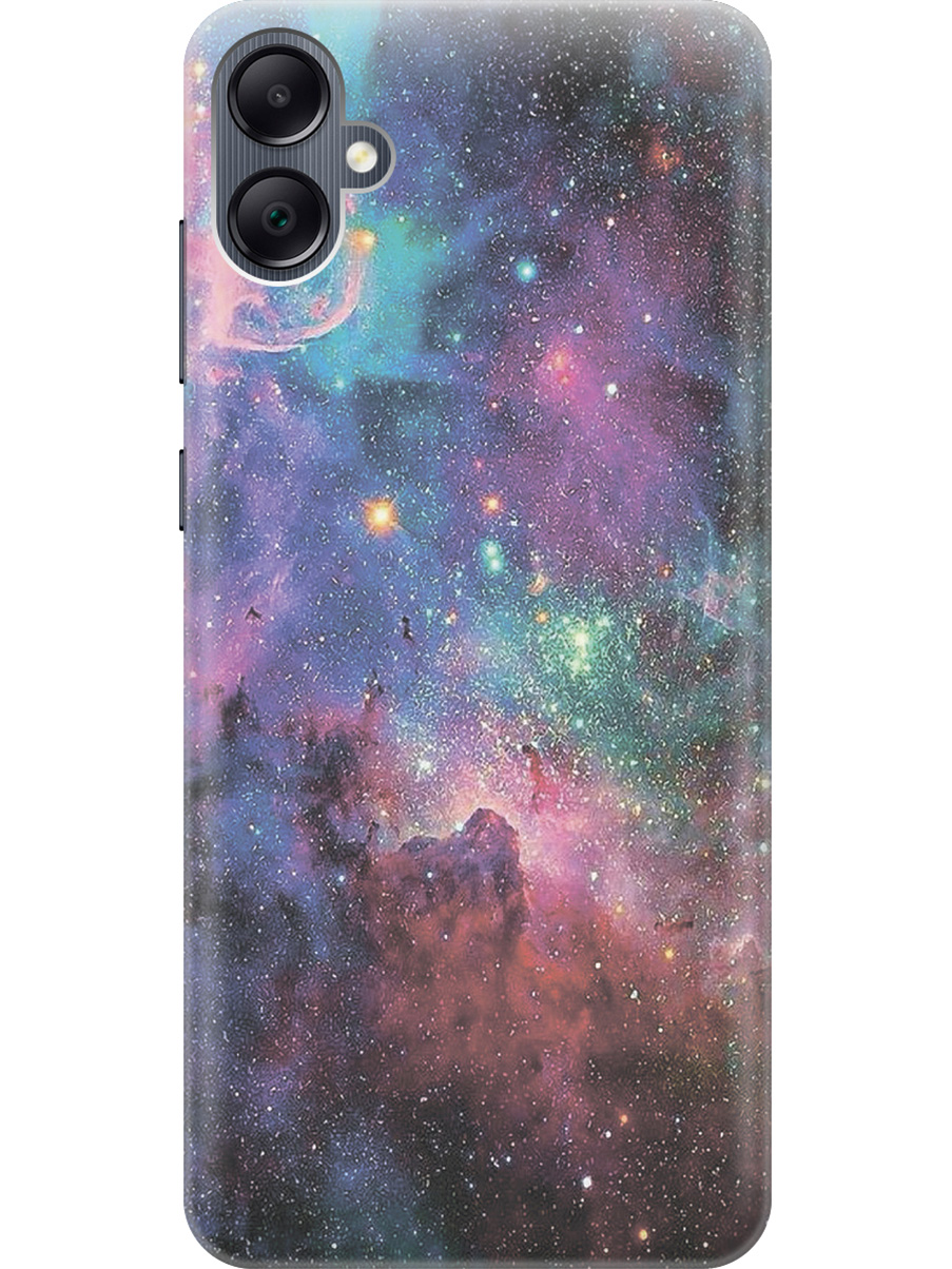 

Силиконовый чехол на Samsung Galaxy A05 "Волшебный космос", Голубой;фиолетовый;синий, 20001452