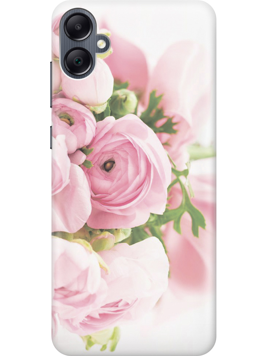 

Силиконовый чехол на Samsung Galaxy A05 "Розовые розы", Белый;розовый, 20001452