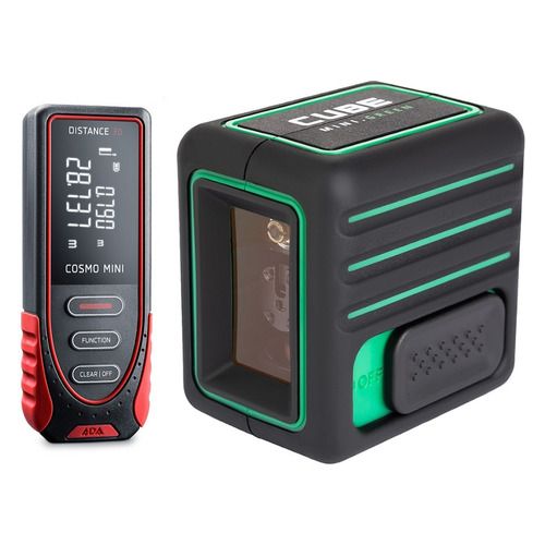 Комплект измер.инстр. Ada CUBE MINI GREEN Basic Edition + Cosmo MINI 2кл.лаз. 532нм цв.луч