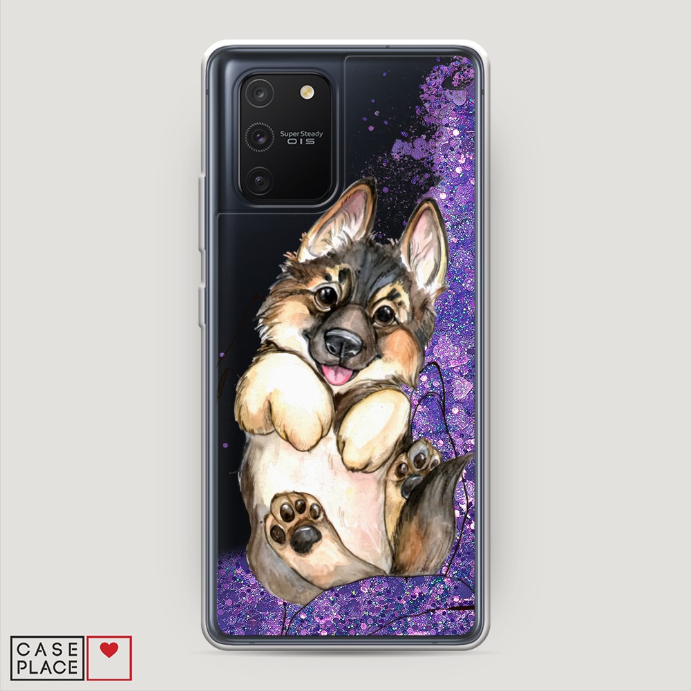 

Чехол Awog на Samsung Galaxy A91/S10 Lite "Овчарка в ладошках", Разноцветный, 29992-1