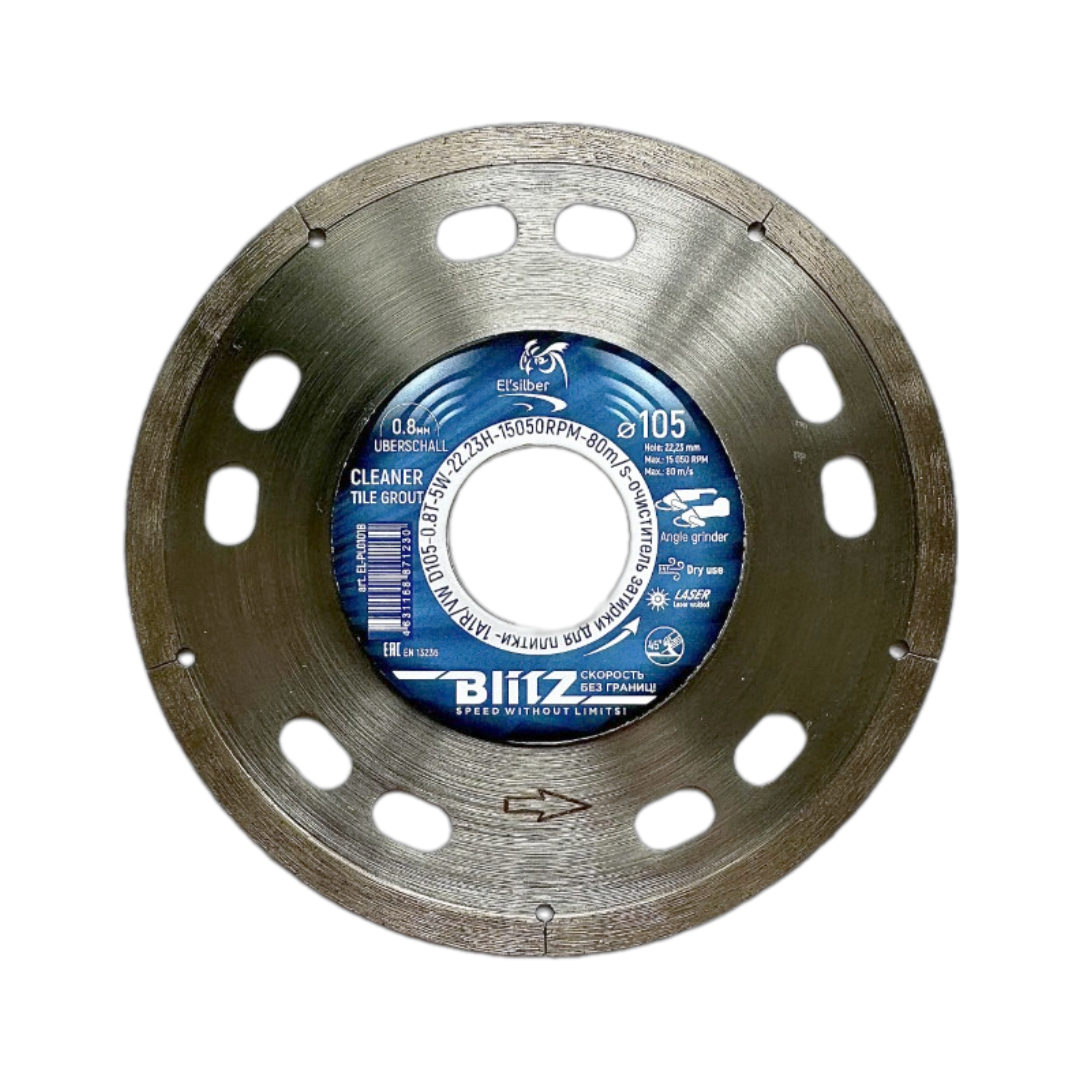 Диск алмазный Elsilber EL-PL0101B 1A1R 105 мм BlitZ диск алмазный elsilber el pl0101b 1a1r 105 мм blitz