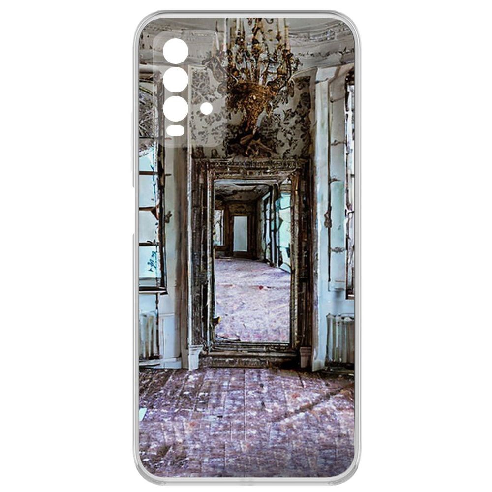 

Чехол-накладка Krutoff Clear Case Заброшенный особняк для Xiaomi Redmi 9T, Прозрачный