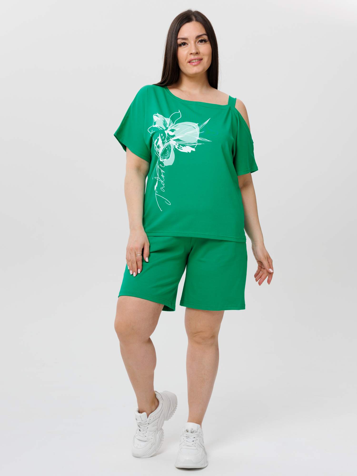 Костюм женский N.E.W.image К-237 зеленый 56 RU