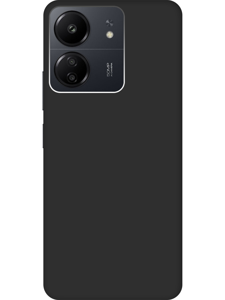 

Матовый Soft Touch силиконовый чехол на Xiaomi Redmi 13C "черный" черный, 20001465