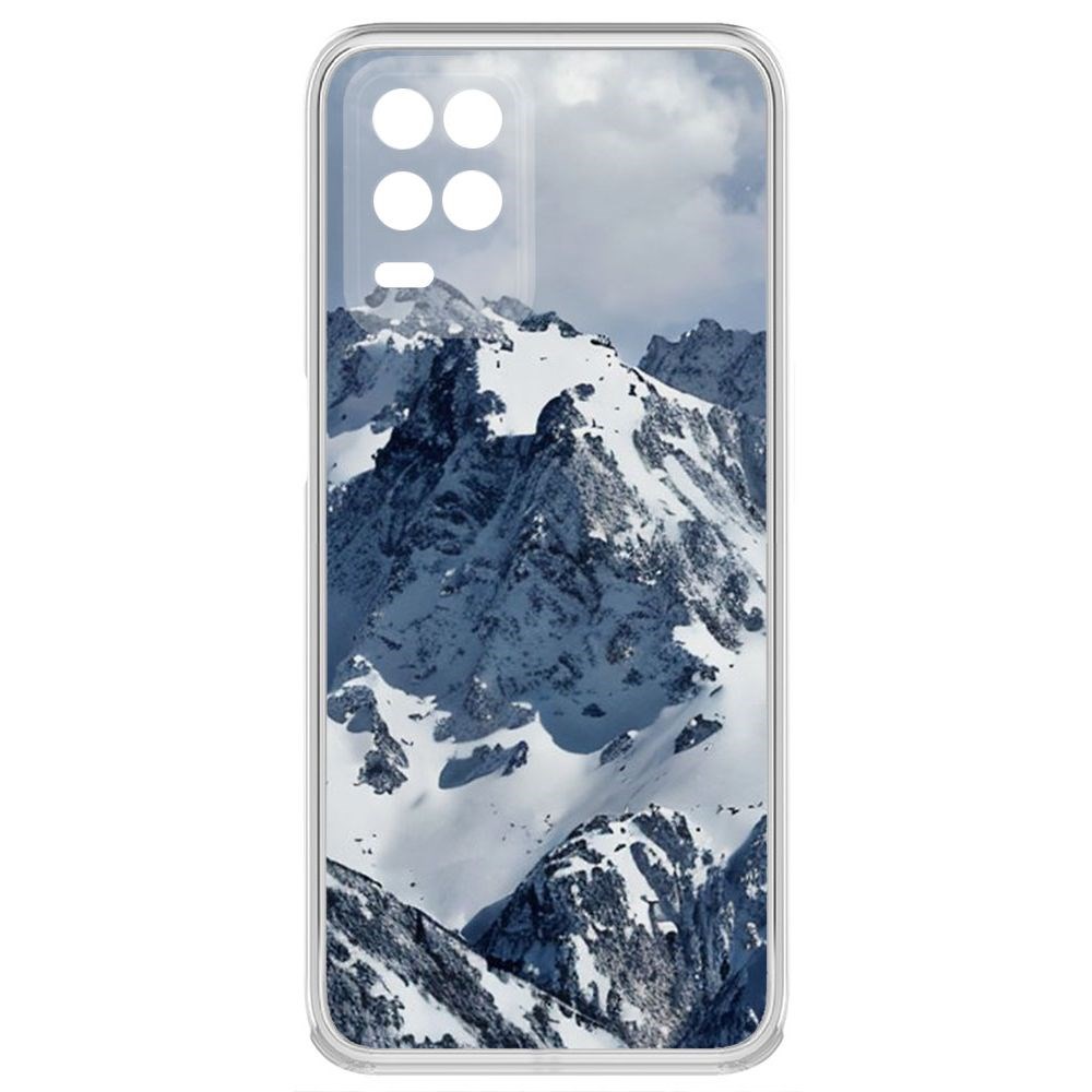 

Чехол-накладка Krutoff Clear Case Горы для Realme 8 5G