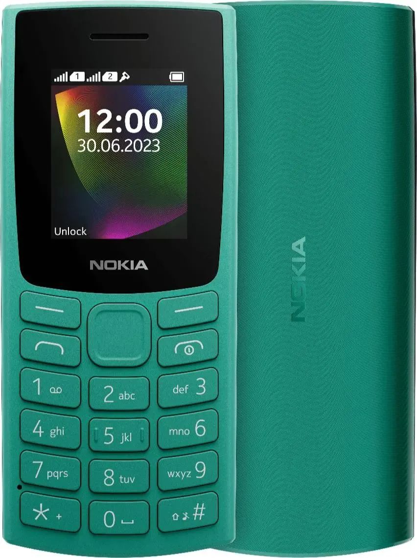 

Сотовый телефон Nokia 106 (TA-1564) DS EAC, зеленый, 106 (TA-1564) DS EAC