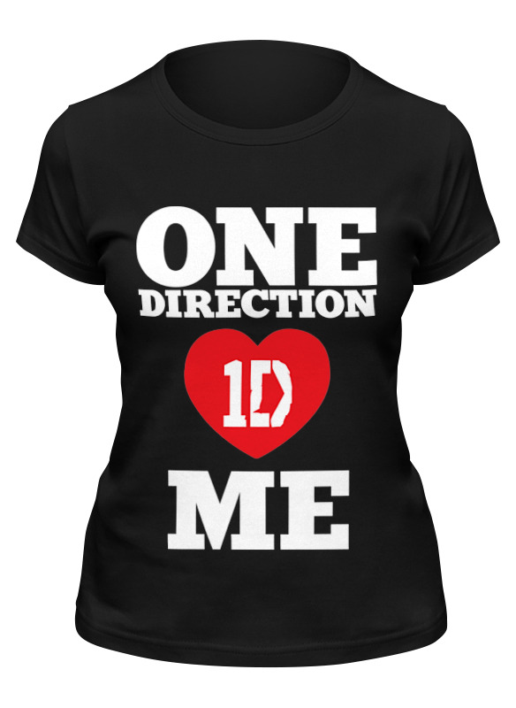 

Футболка женская Printio One direction черная S, Черный, One direction