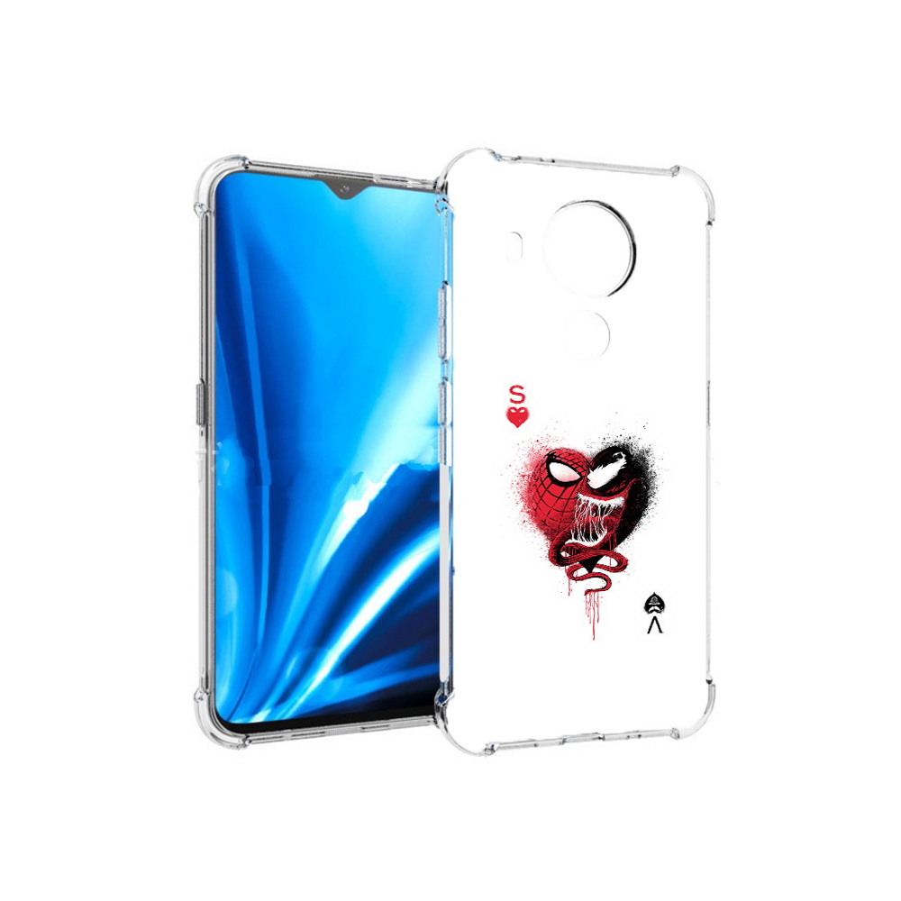 

Чехол MyPads Tocco для Nokia 5.4 Веном (PT156621.100.41), Прозрачный, Tocco