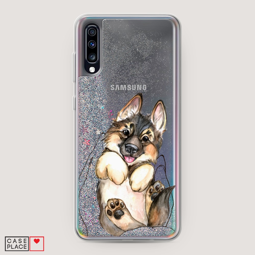 

Чехол Awog на Samsung Galaxy A70 "Овчарка в ладошках", Разноцветный, 28191-1