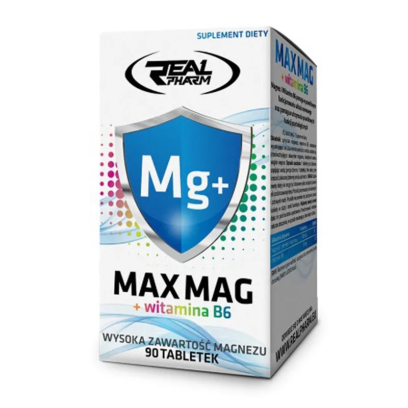 Real Pharm MAX MAG+B6, 90 таблеток