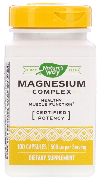 фото Минерал nature's way magnesium complex магниевый комплекс 100 капсул