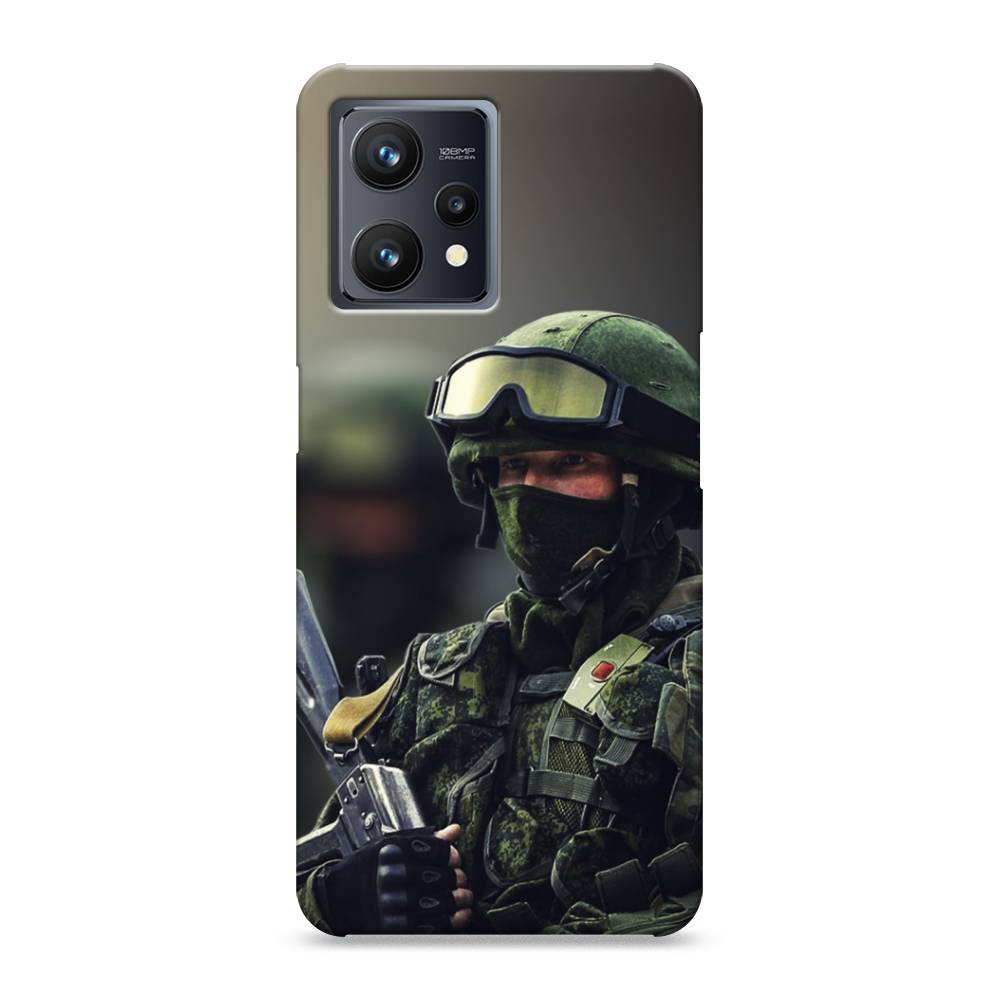 

Пластиковый чехол "Солдат" на Realme 9, 257220-4
