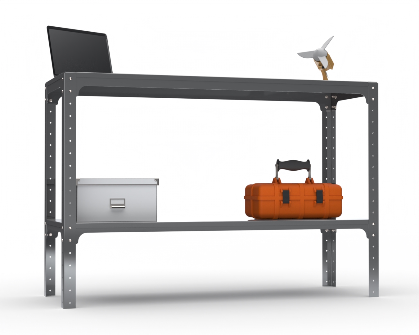 

Стол-верстак Metalex серия KIT 950х1300х600 (одна полка) (серый)
