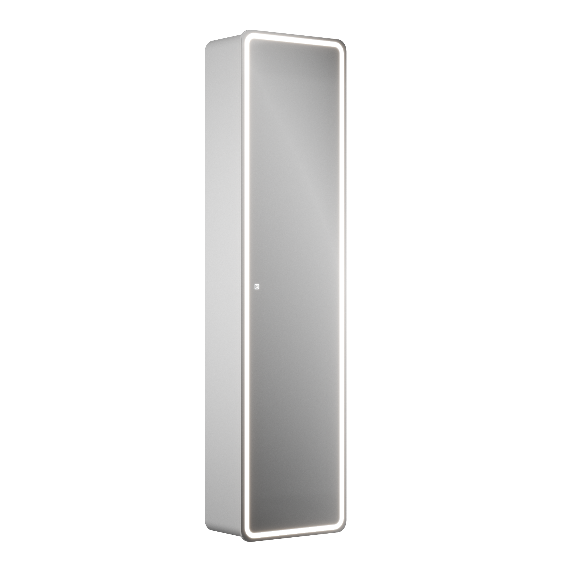 фото Шкаф-пенал зеркальный teymi solli 160х40, led, сенсор, оборачиваемый t60209s
