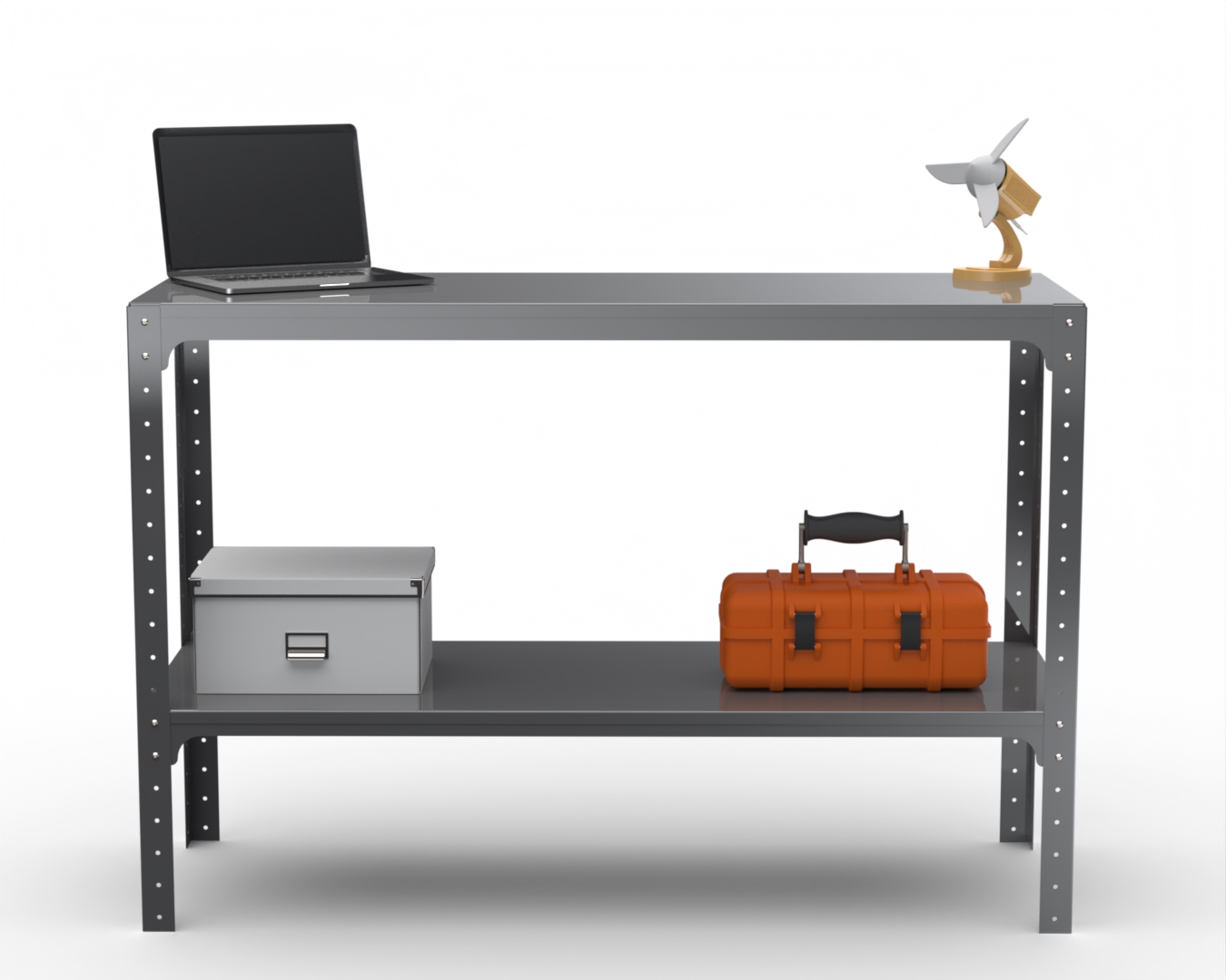 

Стол-верстак Metalex серия KIT 950х1200х600 (одна полка) (серый)