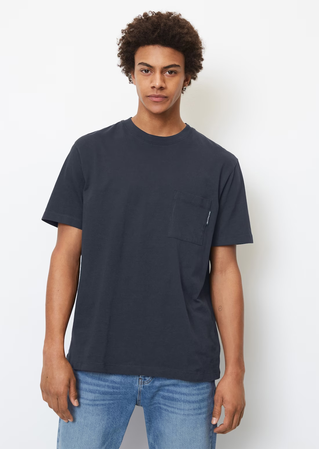 

Футболка мужская Marc O’Polo B61215451632 синяя XXL, Синий, B61215451632