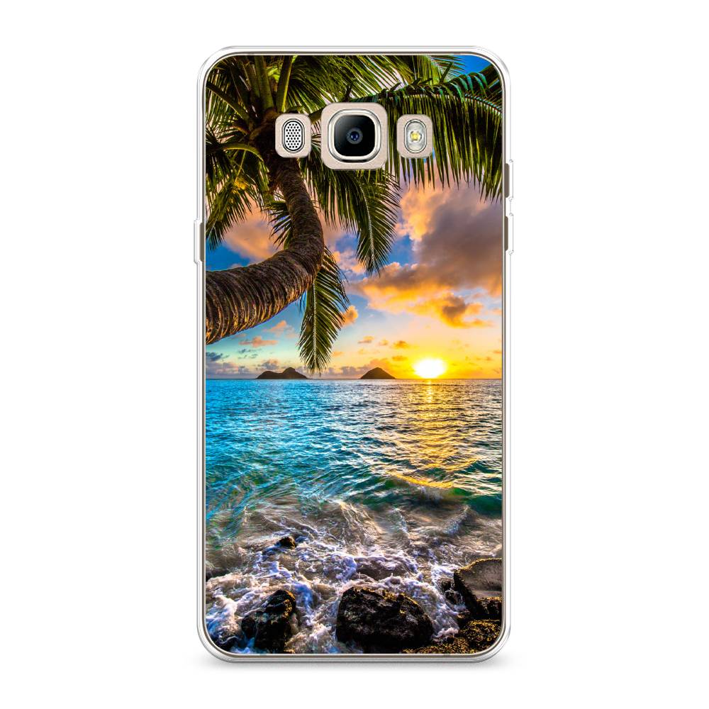 

Чехол Awog на Samsung Galaxy J7 2016 / Самсунг J7 2016 "Восход 5", Голубой;желтый;зеленый, 23050-4