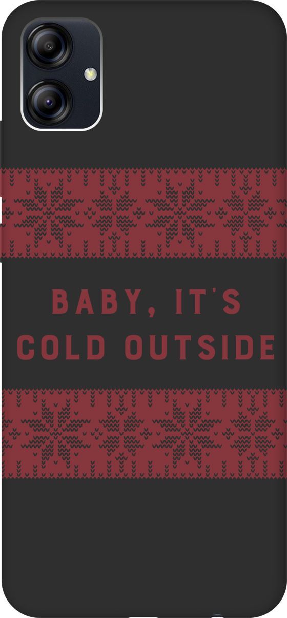 

Чехол на Samsung Galaxy A04e с 3D принтом "It's Cold" черный, Черный;красный, 158476