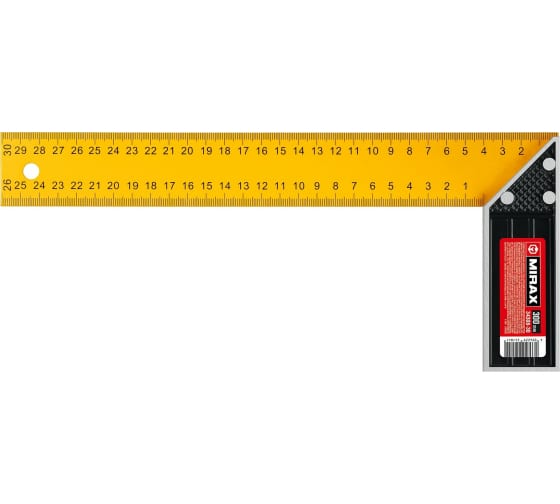 

MIRAX 300 мм столярный угольник, двухсторонняя шкала